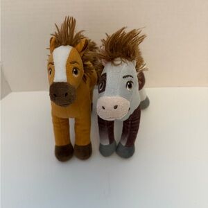 Dreamworks Spirit Riding Free and Boomerang 8” Plush  Pair